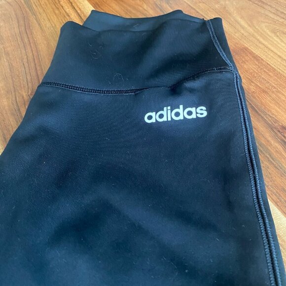 Adidas Climalite Capri Style Black Leggings Size M - Picture 5 of 8